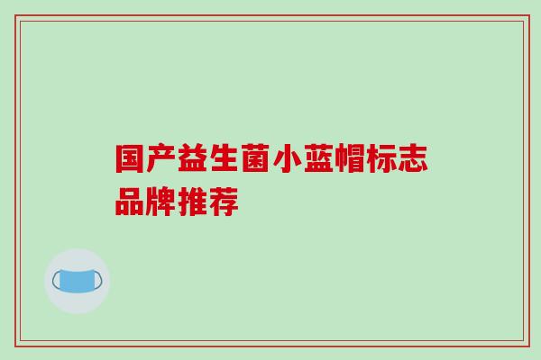 国产益生菌小蓝帽标志品牌推荐