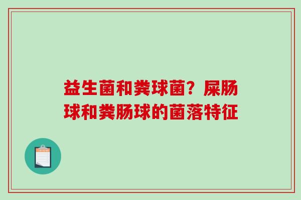 益生菌和粪球菌？屎肠球和粪肠球的菌落特征