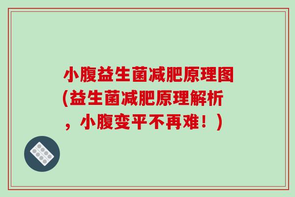 小腹益生菌原理图(益生菌原理解析,小腹变平不再难!) 小腹益生菌原理图(益生菌原理解析,小腹变平不再难!)