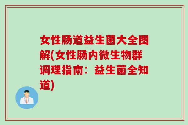 女性肠道益生菌大全图解(女性肠内微生物群调理指南：益生菌全知道)