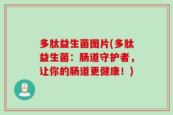 多肽益生菌图片(多肽益生菌:肠道守护者,让你的肠道更健康!) 多肽益生菌图片(多肽益生菌:肠道守护者,让你的肠道更健康!)