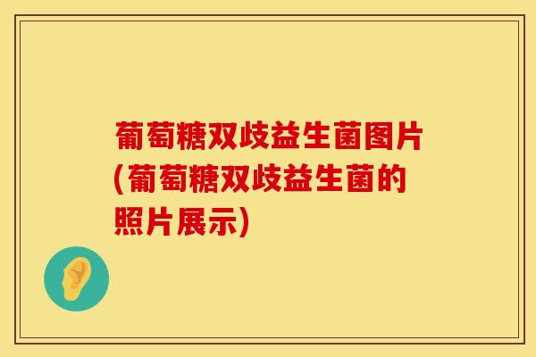 葡萄糖双歧益生菌图片(葡萄糖双歧益生菌的照片展示)